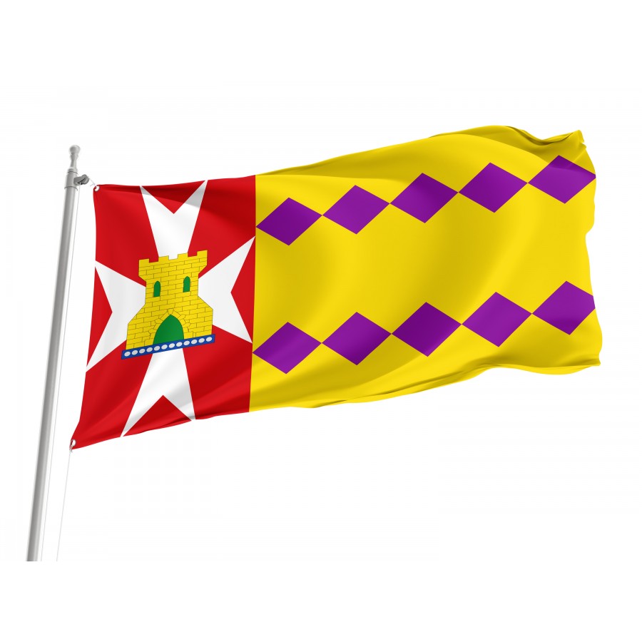 Flag Of Fuendejalón, Zaragoza, Patriotic Flags, Unique Design Print, Flags For Indoor & Outdoor Use - High Quality Aragon for Indoor and Outdoor Use