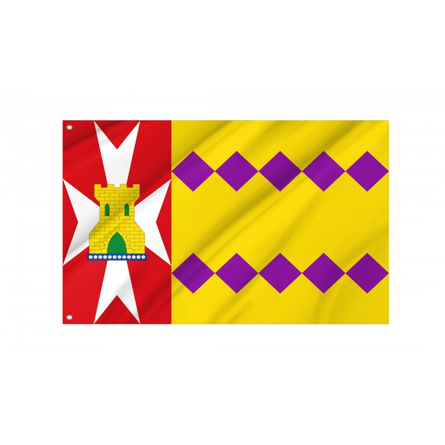 Flag Of Fuendejalón, Zaragoza, Patriotic Flags, Unique Design Print, Flags For Indoor & Outdoor Use - High Quality Aragon for Indoor and Outdoor Use