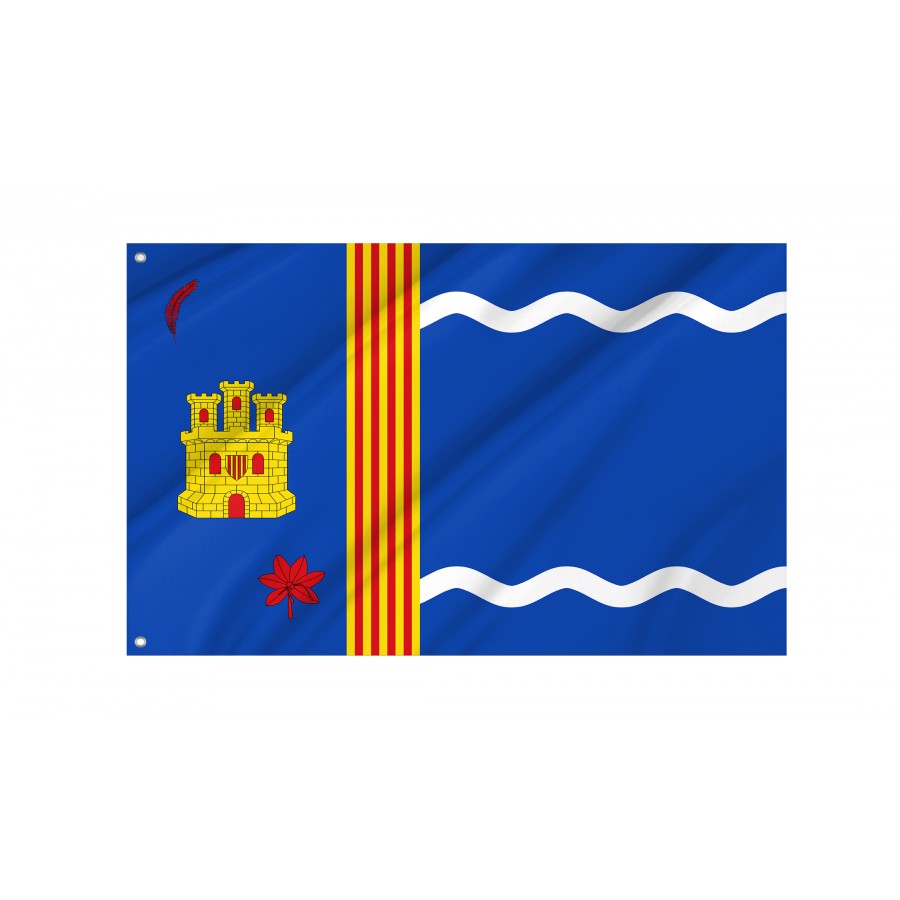 Flag Of La Almolda, Zaragoza, Patriotic Flags, Unique Design Print, Flags For Indoor & Outdoor Use - High Quality Aragon for Indoor and Outdoor Use