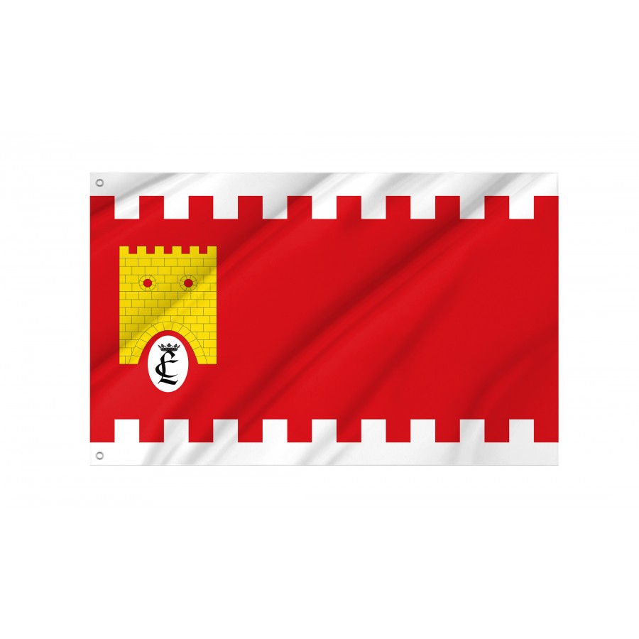 Flag Of Langa Del Castillo, Zaragoza, Patriotic Flags, Unique Design Print, Flags For Indoor & Outdoor Use - High Quality Aragon for Indoor and Outdoor Use