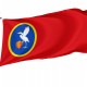 Flag of Las Cuerlas, Zaragoza, Patriotic Flags, Unique Design Print, Flags for Indoor & Outdoor Use - Imagine 1