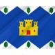 Flag of Los Fayos, Zaragoza, Patriotic Flags, Unique Design Print, Flags for Indoor & Outdoor Use - Imagine 2