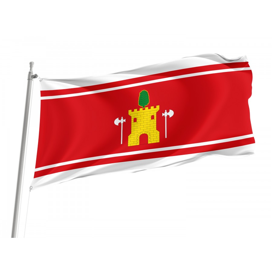 Flag Of Maleján, Zaragoza, Patriotic Flags, Unique Design Print, Flags For Indoor & Outdoor Use - High Quality Aragon for Indoor and Outdoor Use