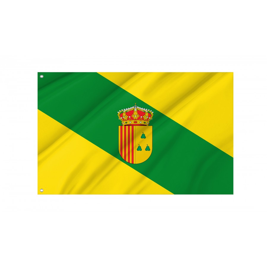 Flag Of Peralta De Alcofea, Aragón, Patriotic Flags, Unique Design Print, Flags For Indoor & Outdoor Use - High Quality Aragon for Indoor and Outdoor Use