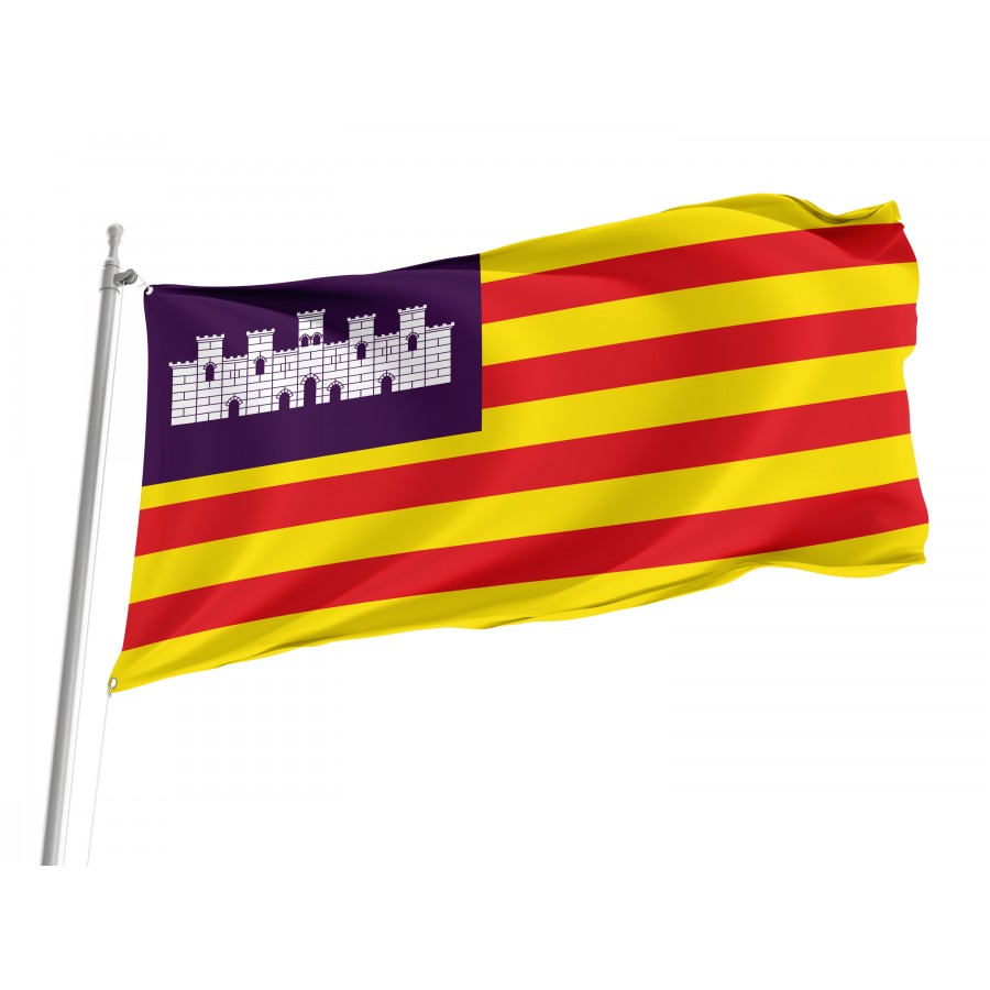 Flag Of Balearic Islands, Patriotic Flags, Unique Design Print, Flags For Indoor & Outdoor Use - High Quality Balearic Islands for Indoor and Outdoor Use