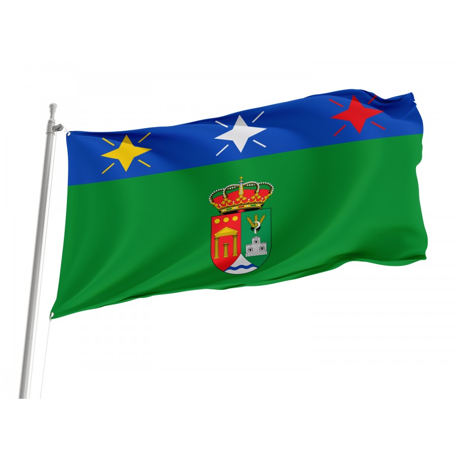 Flag Of Santa María Ribarredonda, Burgos, Patriotic Flags, Unique Design Print, Flags For Indoor & Outdoor Use - High Quality Castile and Leon for Indoor and Outdoor Use