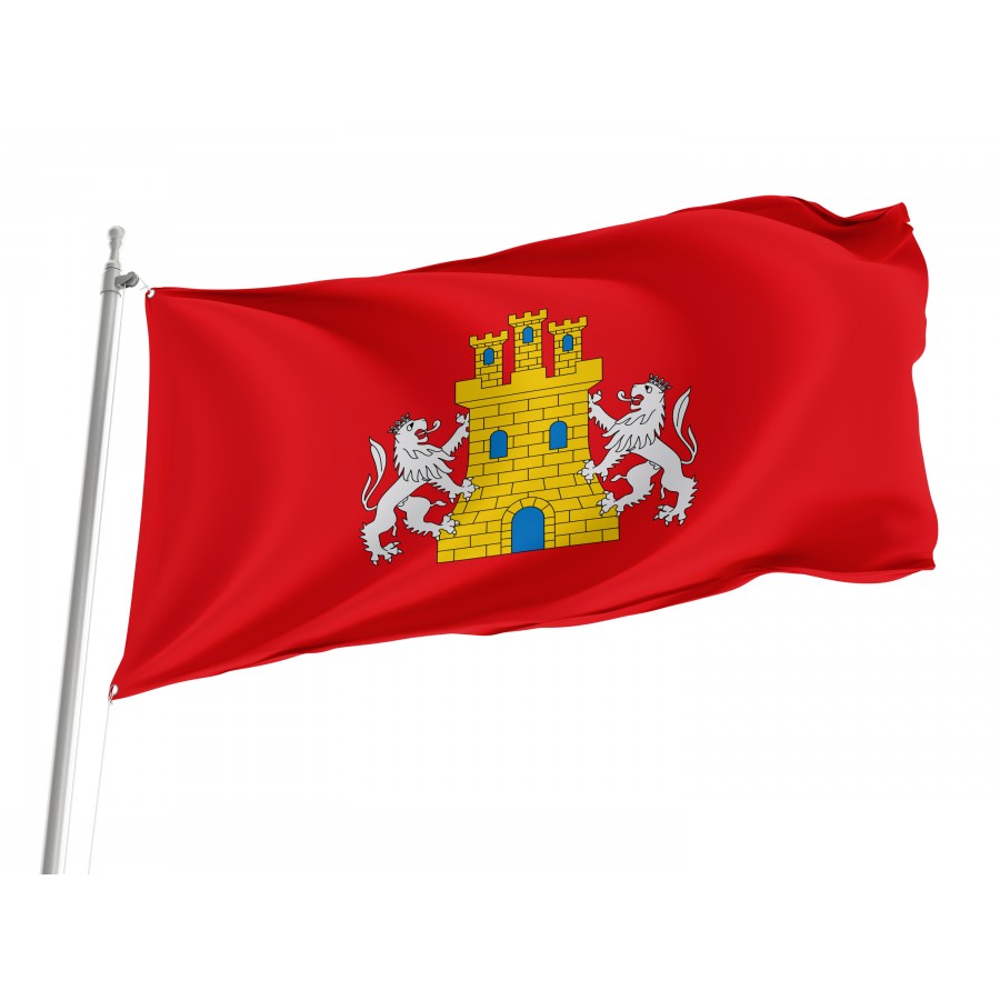 Flag Of Santibáñez Del Val, Burgos, Patriotic Flags, Unique Design Print, Flags For Indoor & Outdoor Use - High Quality Castile and Leon for Indoor and Outdoor Use