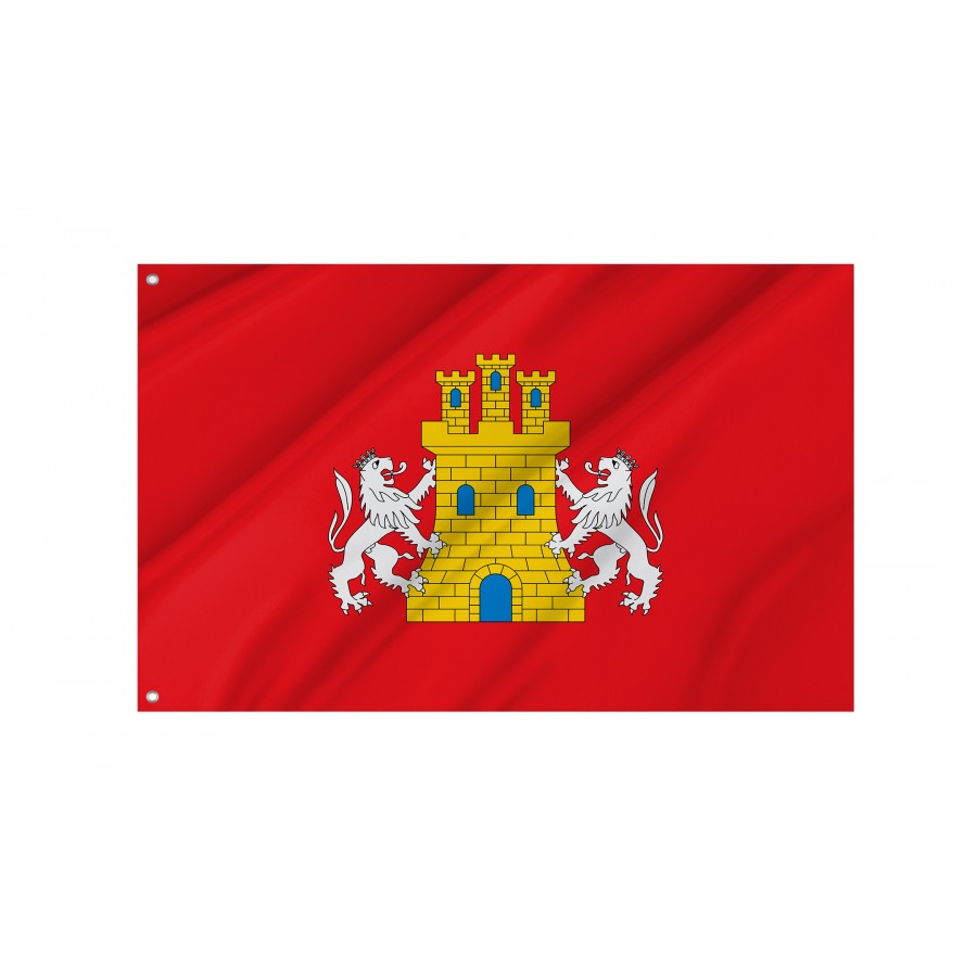 Flag Of Santibáñez Del Val, Burgos, Patriotic Flags, Unique Design Print, Flags For Indoor & Outdoor Use - High Quality Castile and Leon for Indoor and Outdoor Use