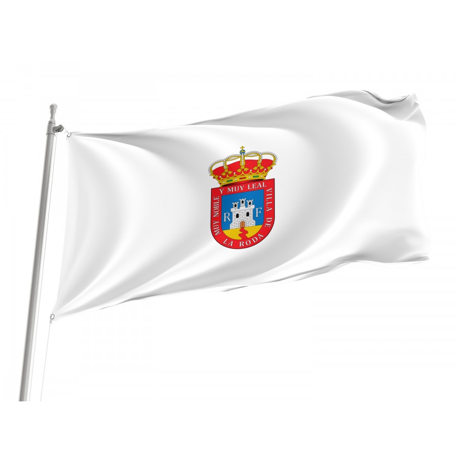 Flag Of La Roda, Albacete, Spain, Patriotic Flags, Unique Design Print, Flags For Indoor & Outdoor Use - High Quality Castile La Mancha for Indoor and Outdoor Use