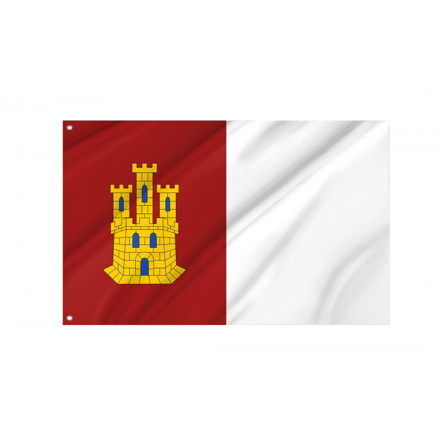 Flag Of Castile La Mancha, Patriotic Flags, Unique Design Print, Flags For Indoor & Outdoor Use - High Quality Castile La Mancha for Indoor and Outdoor Use