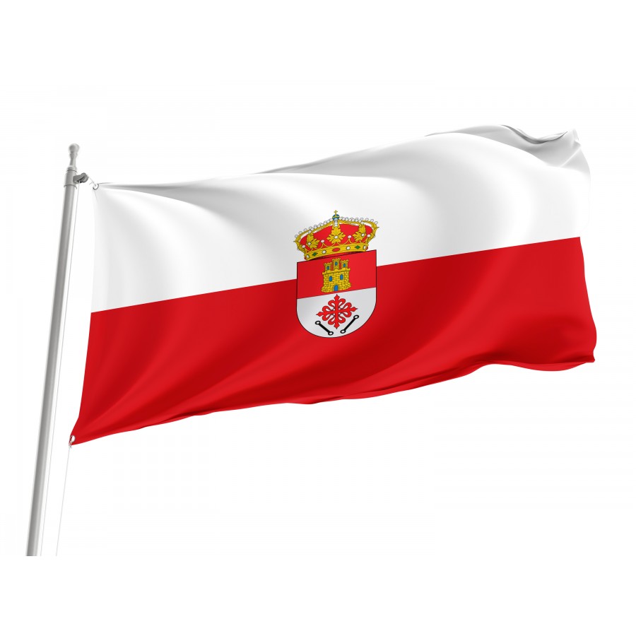 Flag Of Abenójar, Ciudad Real, Patriotic Flags, Unique Design Print, Flags For Indoor & Outdoor Use - High Quality Castile La Mancha for Indoor and Outdoor Use