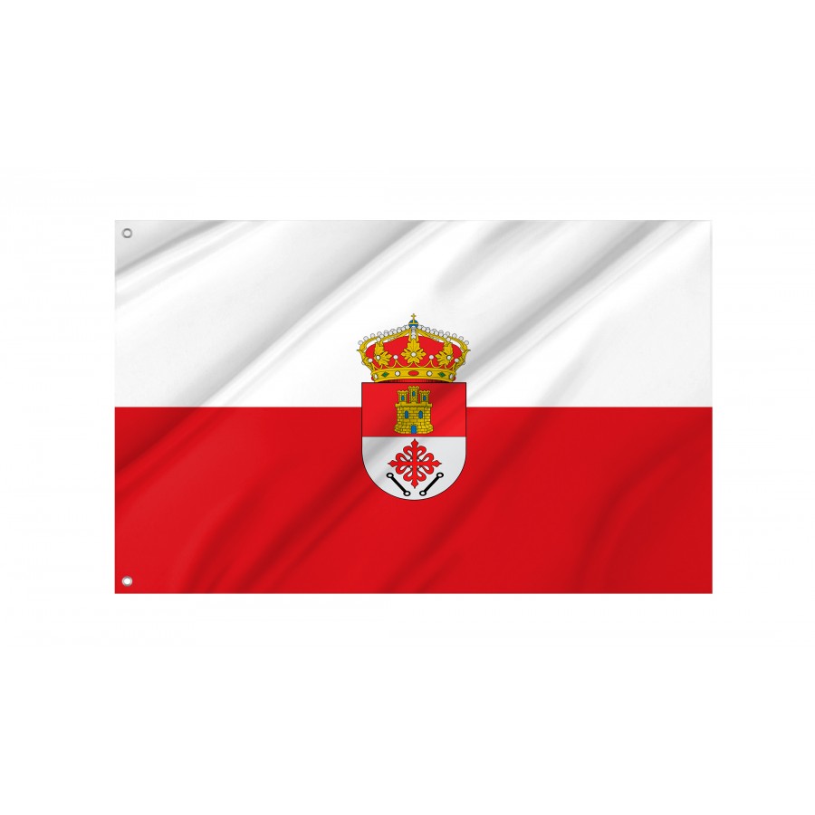 Flag Of Abenójar, Ciudad Real, Patriotic Flags, Unique Design Print, Flags For Indoor & Outdoor Use - High Quality Castile La Mancha for Indoor and Outdoor Use