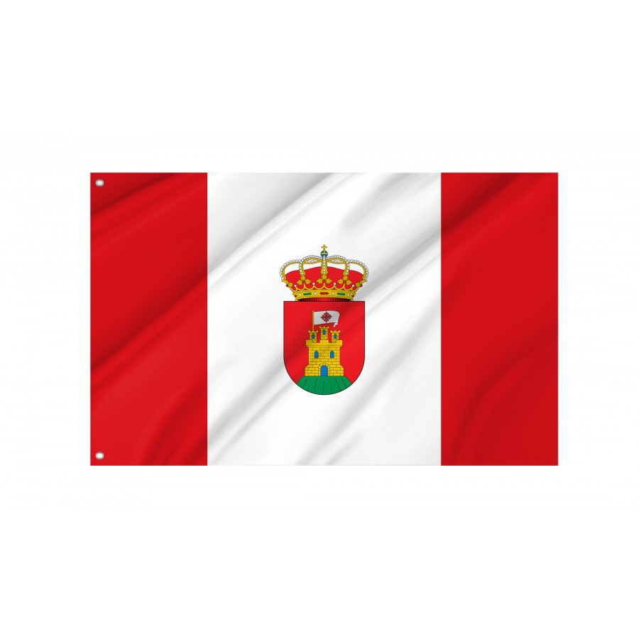 Flag Of Alcolea De Calatrava, Ciudad Real, Patriotic Flags, Unique Design Print, Flags For Indoor & Outdoor Use - High Quality Castile La Mancha for Indoor and Outdoor Use