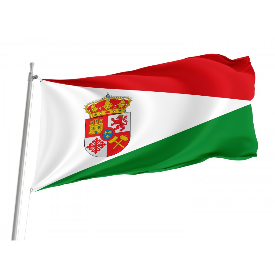 Flag Of Almadén, Ciudad Real, Patriotic Flags, Unique Design Print, Flags For Indoor & Outdoor Use - High Quality Castile La Mancha for Indoor and Outdoor Use