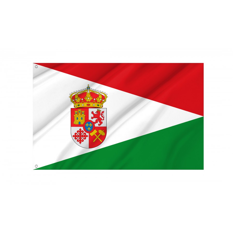 Flag Of Almadén, Ciudad Real, Patriotic Flags, Unique Design Print, Flags For Indoor & Outdoor Use - High Quality Castile La Mancha for Indoor and Outdoor Use