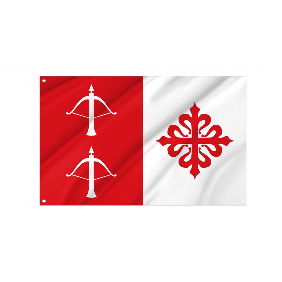 Flag Of Ballesteros De Calatrava, Ciudad Real, Patriotic Flags, Unique Design Print, Flags For Indoor & Outdoor Use - High Quality Castile La Mancha for Indoor and Outdoor Use