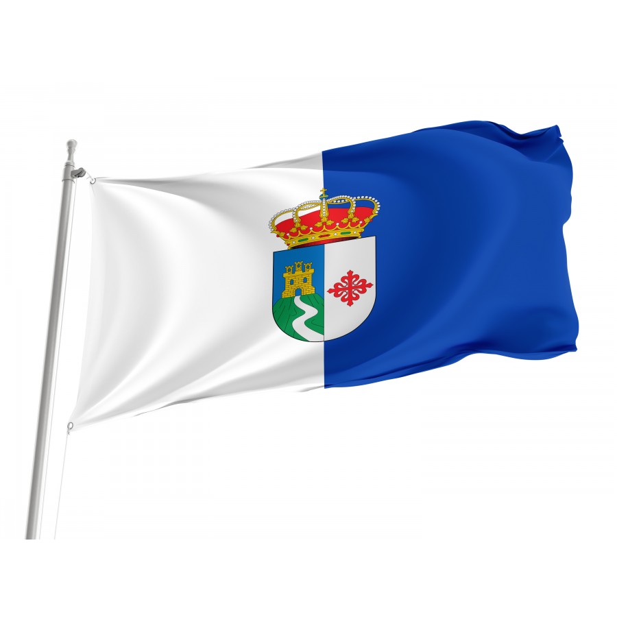Flag Of Calzada De Calatrava, Ciudad Real, Spain, Patriotic Flags, Unique Design Print, Flags For Indoor & Outdoor Use - High Quality Castile La Mancha for Indoor and Outdoor Use