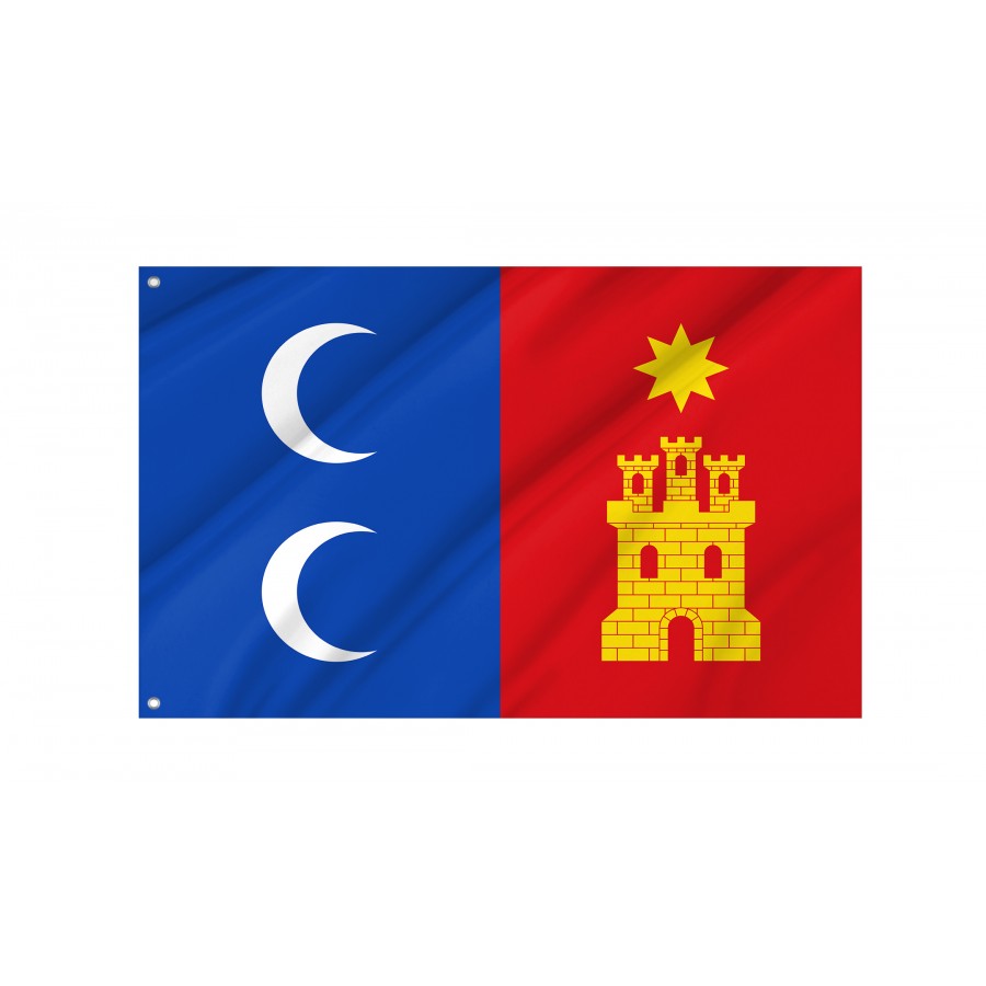 Flag Of Campo De Criptana, Ciudad Real, Spain, Patriotic Flags, Unique Design Print, Flags For Indoor & Outdoor Use - High Quality Castile La Mancha for Indoor and Outdoor Use