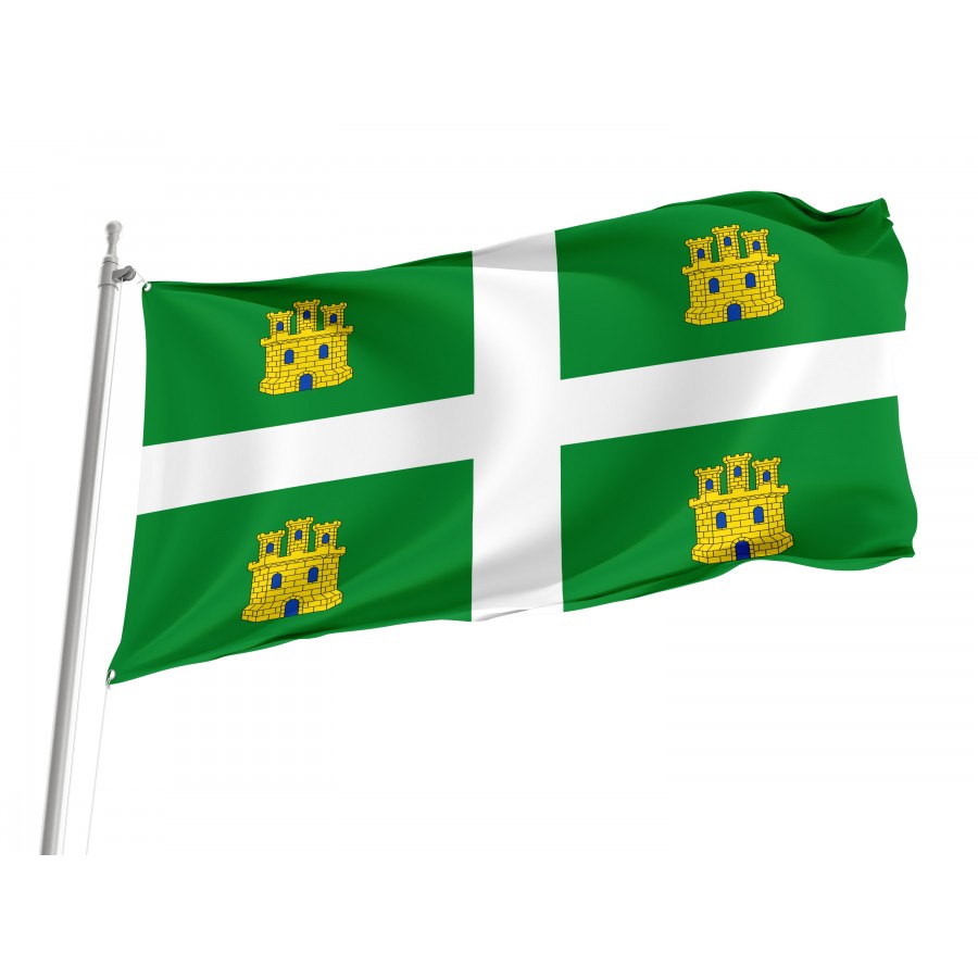Flag Of Guadalmez, Ciudad Real, Spain, Patriotic Flags, Unique Design Print, Flags For Indoor & Outdoor Use - High Quality Castile La Mancha for Indoor and Outdoor Use