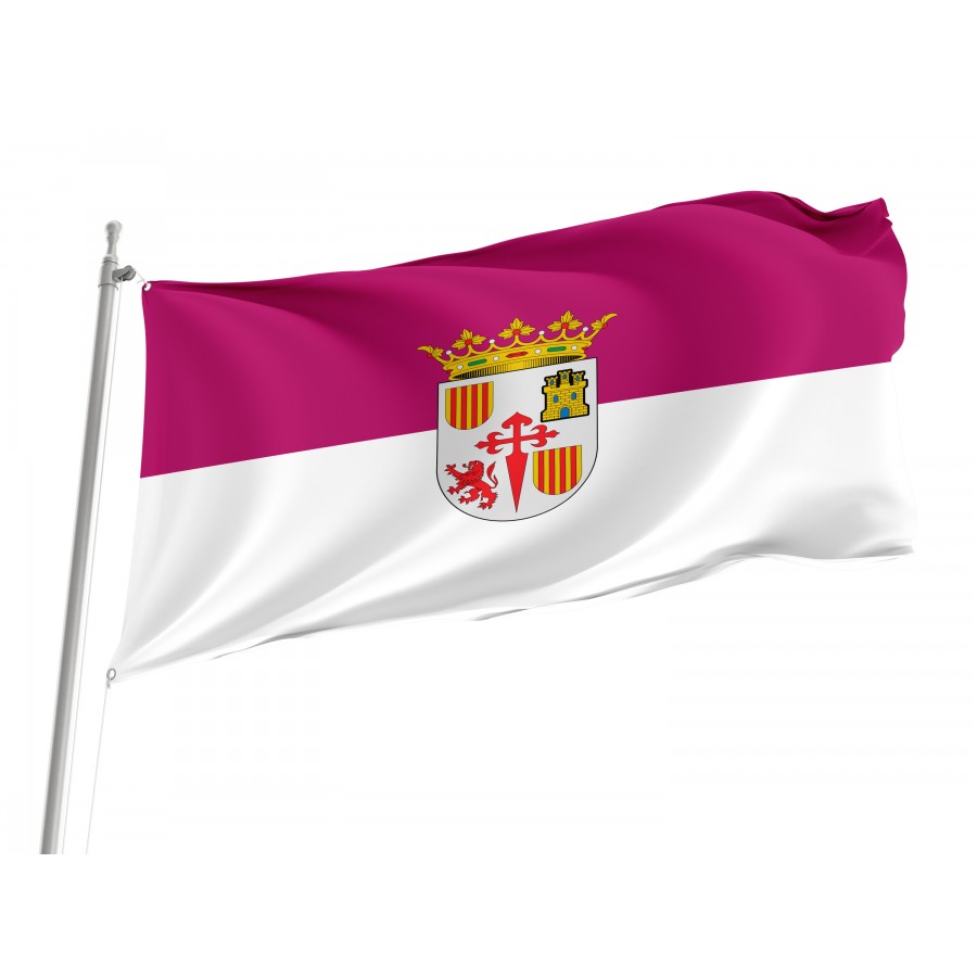 Flag Of Villanueva De Los Infantes, Ciudad Real, Spain, Patriotic Flags, Unique Design Print, Flags For Indoor & Outdoor Use - High Quality Castile La Mancha for Indoor and Outdoor Use
