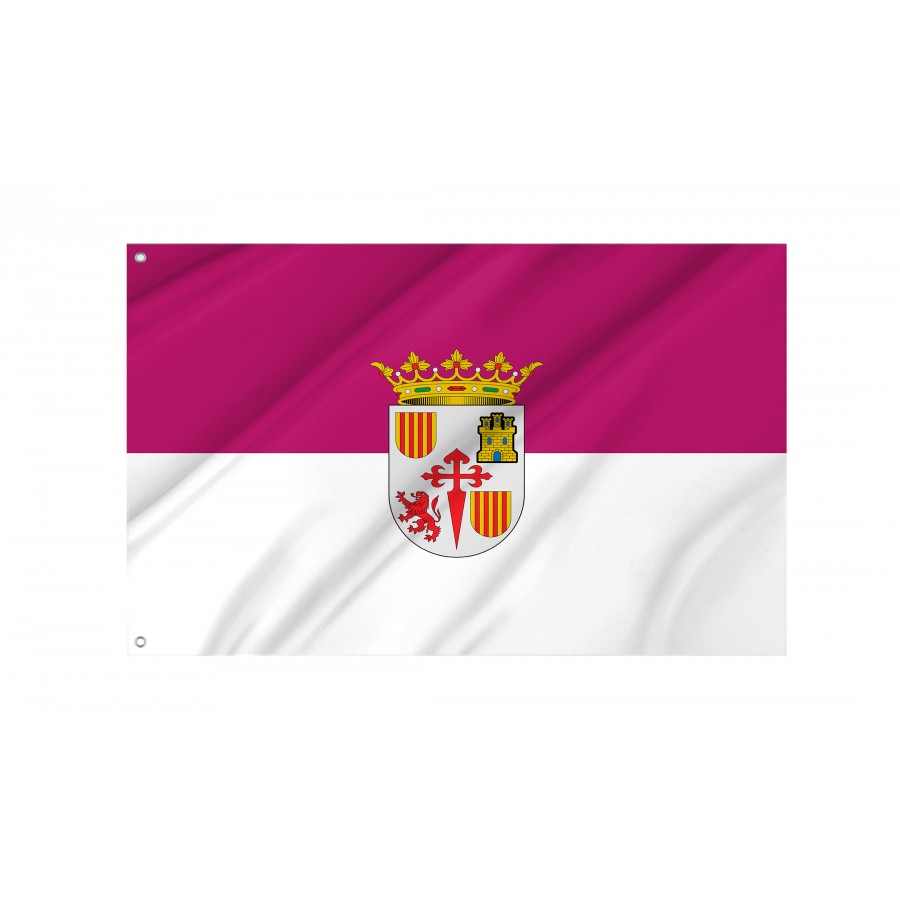 Flag Of Villanueva De Los Infantes, Ciudad Real, Spain, Patriotic Flags, Unique Design Print, Flags For Indoor & Outdoor Use - High Quality Castile La Mancha for Indoor and Outdoor Use