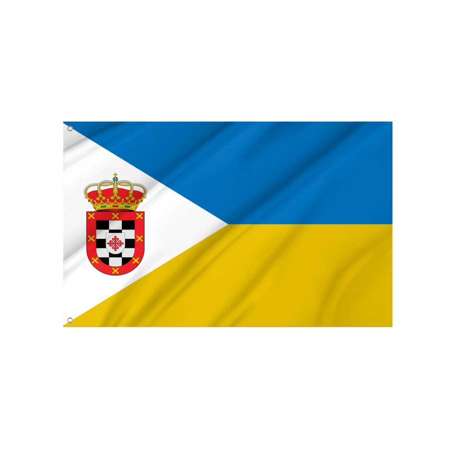 Flag Of Viso Del Marqués, Ciudad Real, Spain, Patriotic Flags, Unique Design Print, Flags For Indoor & Outdoor Use - High Quality Castile La Mancha for Indoor and Outdoor Use