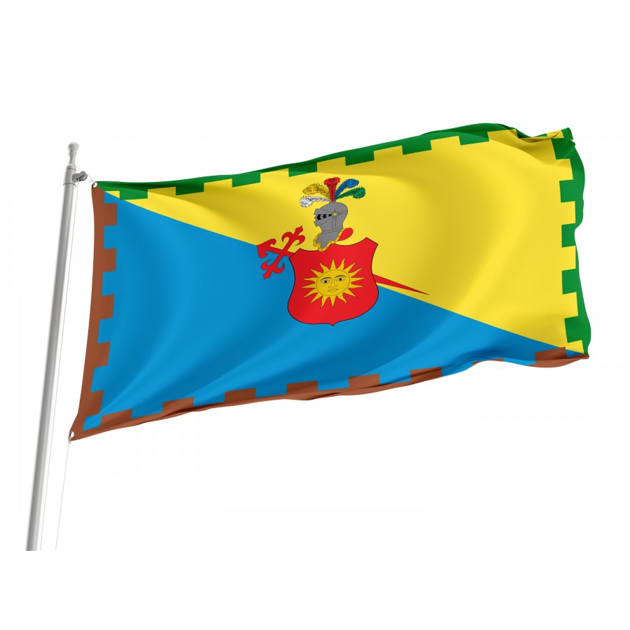 Flag Of La Solana, Ciudad Real, Patriotic Flags, Unique Design Print, Flags For Indoor & Outdoor Use - High Quality Castile La Mancha for Indoor and Outdoor Use