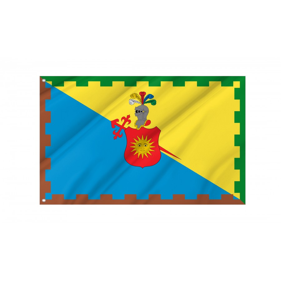 Flag Of La Solana, Ciudad Real, Patriotic Flags, Unique Design Print, Flags For Indoor & Outdoor Use - High Quality Castile La Mancha for Indoor and Outdoor Use