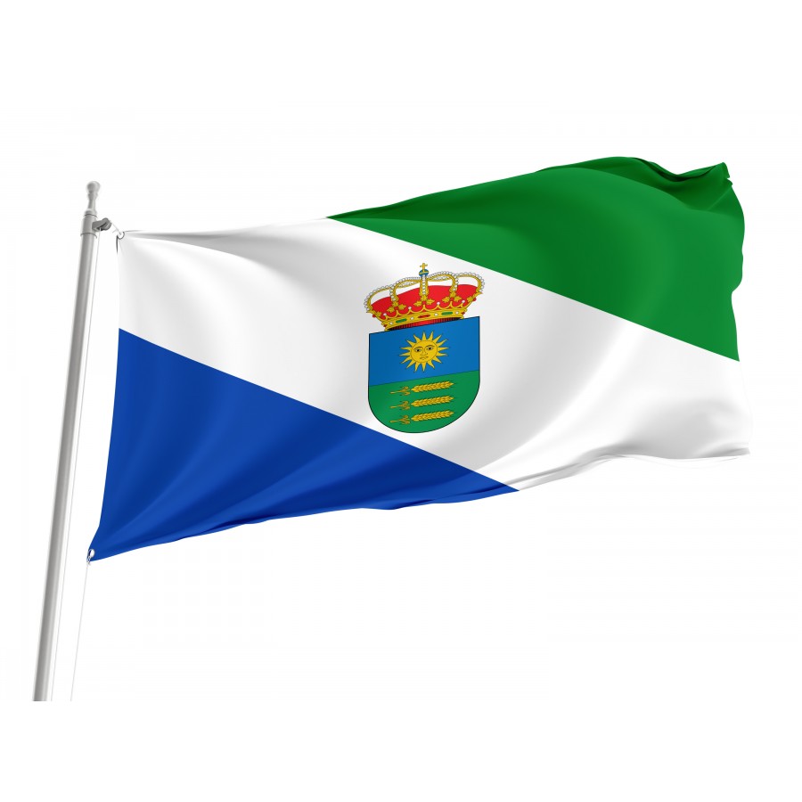 Flag Of Llanos Del Caudillo, Ciudad Real, Patriotic Flags, Unique Design Print, Flags For Indoor & Outdoor Use - High Quality Castile La Mancha for Indoor and Outdoor Use