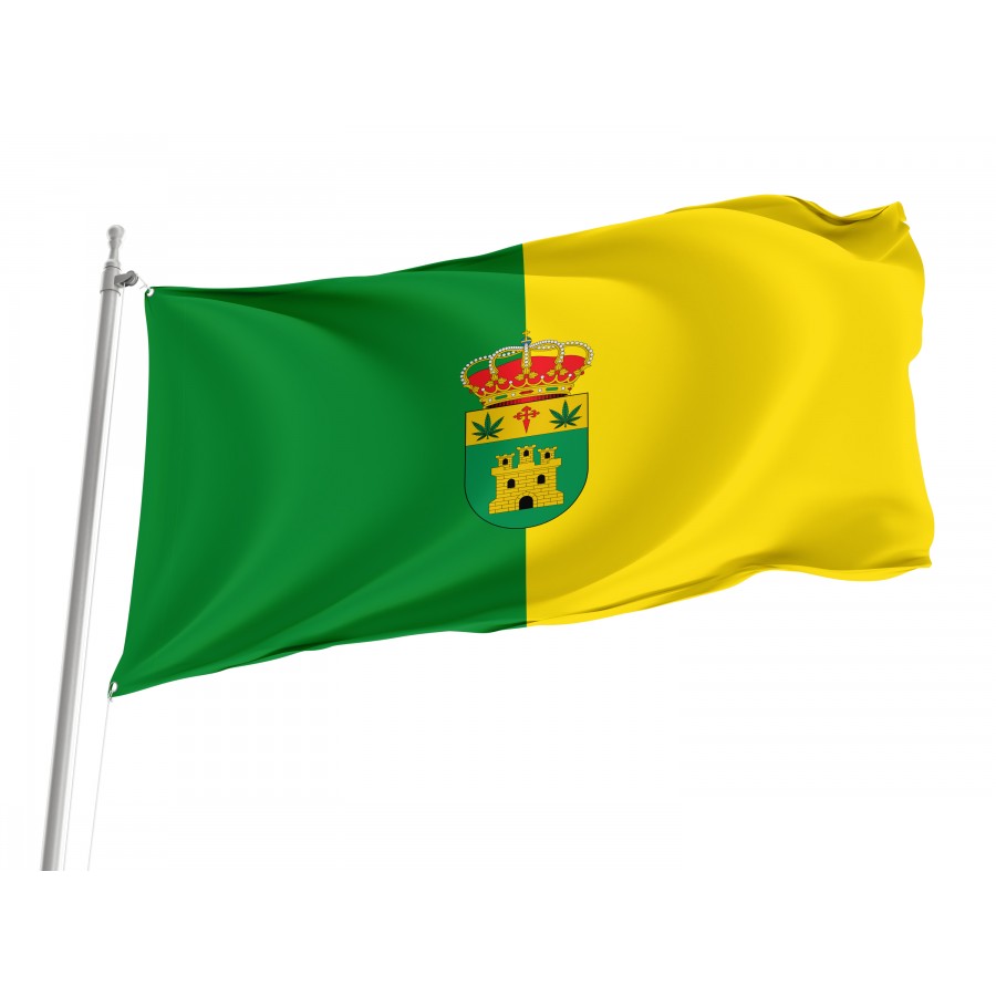 Flag Of Santa Cruz De Los Cáñamos, Ciudad Real, Patriotic Flags, Unique Design Print, Flags For Indoor & Outdoor Use - High Quality Castile La Mancha for Indoor and Outdoor Use