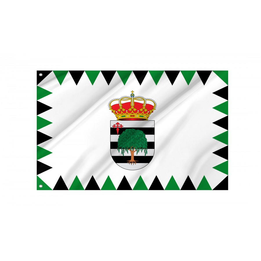 Flag Of Saceda, Trasierra, Cuenca, Patriotic Flags, Unique Design Print, Flags For Indoor & Outdoor Use - High Quality Castile La Mancha for Indoor and Outdoor Use