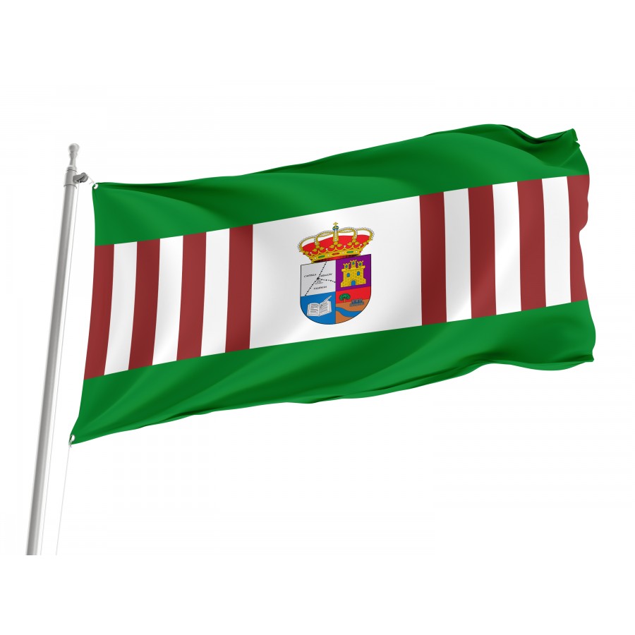 Flag Of Salvacañete, Cuenca, Patriotic Flags, Unique Design Print, Flags For Indoor & Outdoor Use - High Quality Castile La Mancha for Indoor and Outdoor Use