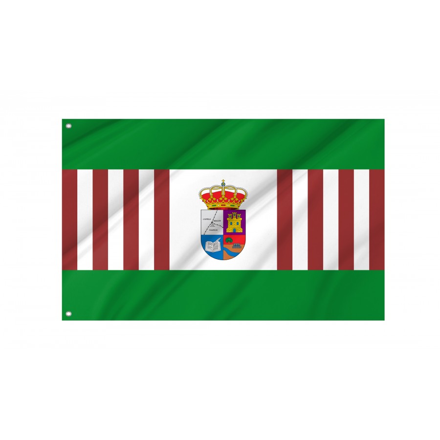 Flag Of Salvacañete, Cuenca, Patriotic Flags, Unique Design Print, Flags For Indoor & Outdoor Use - High Quality Castile La Mancha for Indoor and Outdoor Use