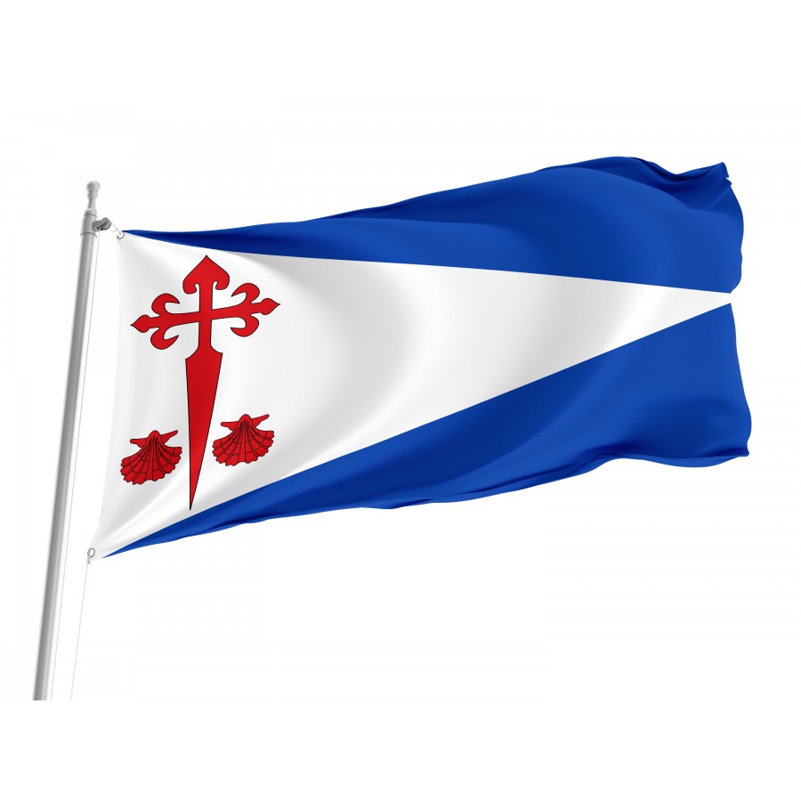 Flag Town Of Horcajo De Santiago, Cuenca, Patriotic Flags, Unique Design Print, Flags For Indoor & Outdoor Use - High Quality Castile La Mancha for Indoor and Outdoor Use