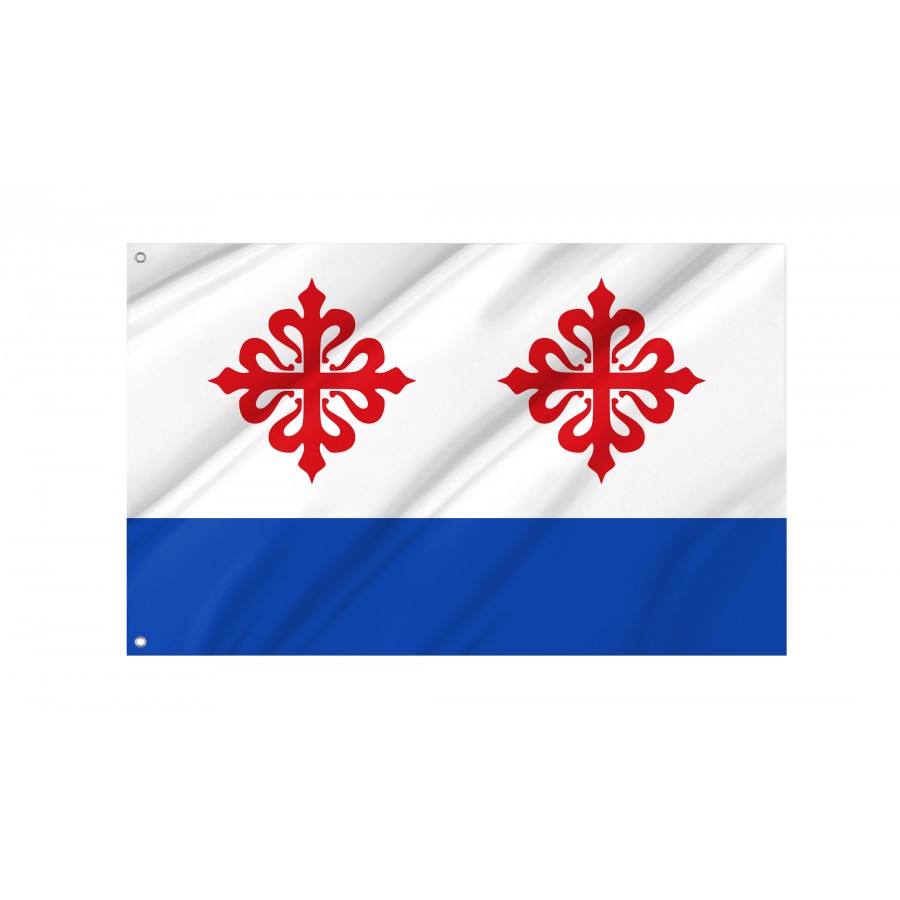 Flag Of Almonacid De Zorita, Guadalajara, Patriotic Flags, Unique Design Print, Flags For Indoor & Outdoor Use - High Quality Castile La Mancha for Indoor and Outdoor Use