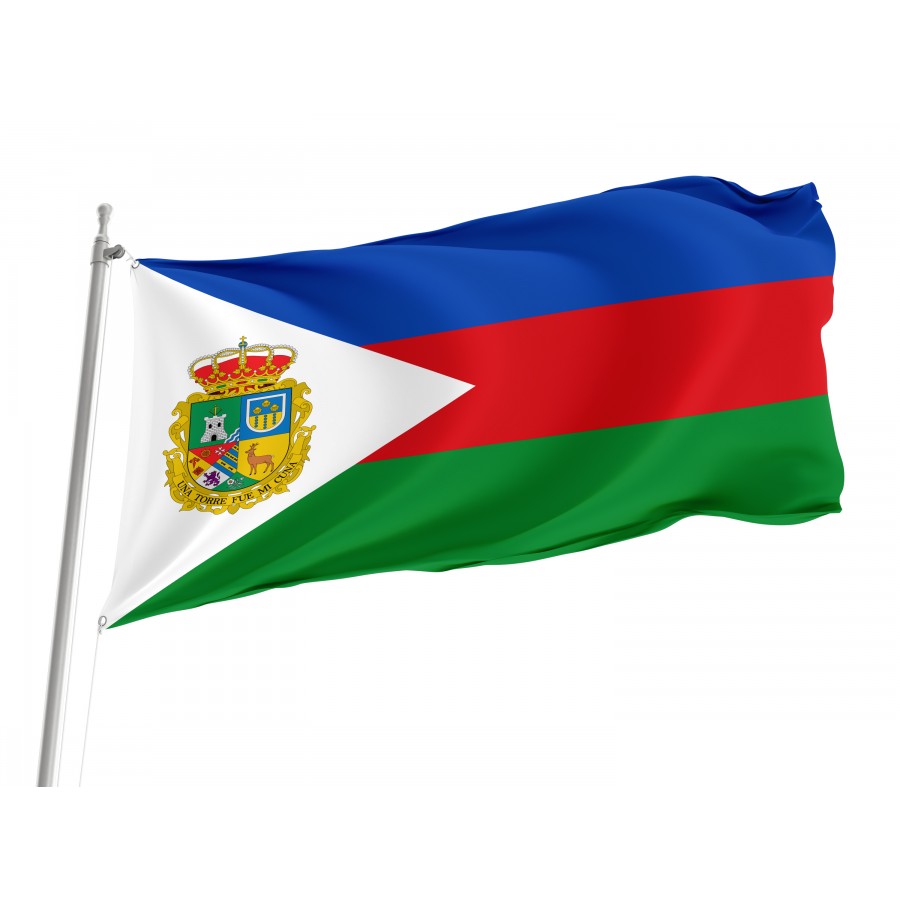 Flag Of Alcaudete De La Jara, Toledo, Spain, Patriotic Flags, Unique Design Print, Flags For Indoor & Outdoor Use - High Quality Castile La Mancha for Indoor and Outdoor Use