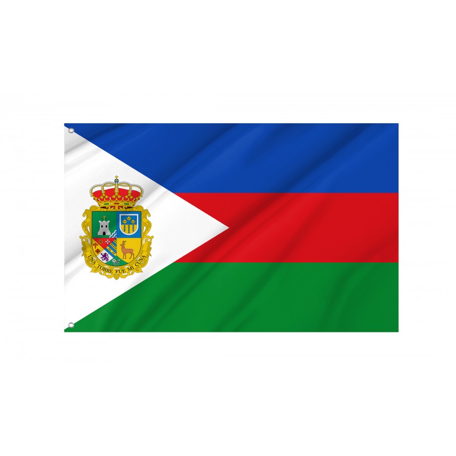 Flag Of Alcaudete De La Jara, Toledo, Spain, Patriotic Flags, Unique Design Print, Flags For Indoor & Outdoor Use - High Quality Castile La Mancha for Indoor and Outdoor Use