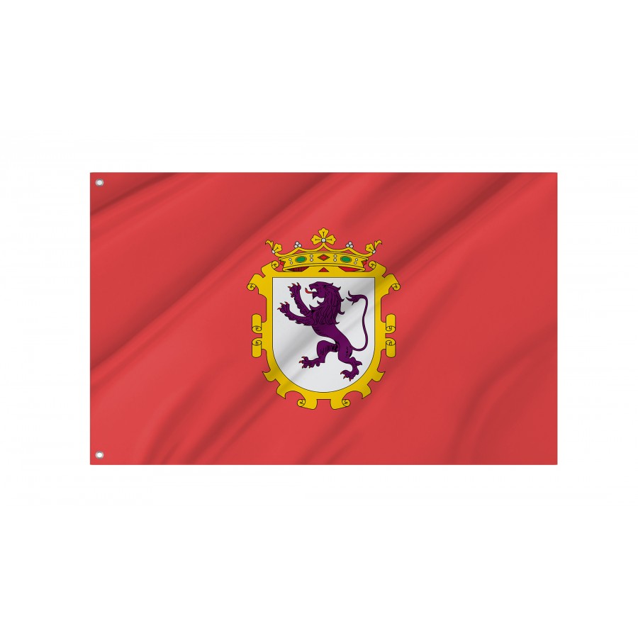 Flag City Of León, Patriotic Flags, Unique Design Print, Flags For Indoor & Outdoor Use - High Quality Castile and Leon for Indoor and Outdoor Use
