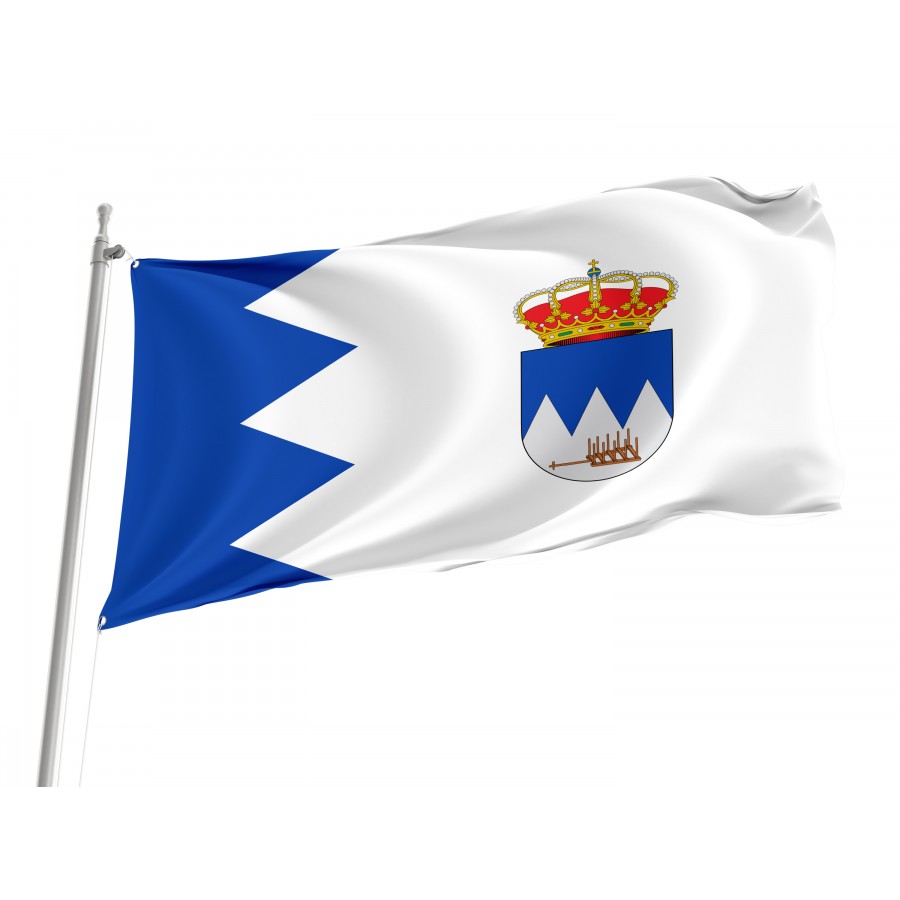 Flag Of E.l.m. De Vega De Gordón, León, Patriotic Flags, Unique Design Print, Flags For Indoor & Outdoor Use - High Quality Castile and Leon for Indoor and Outdoor Use