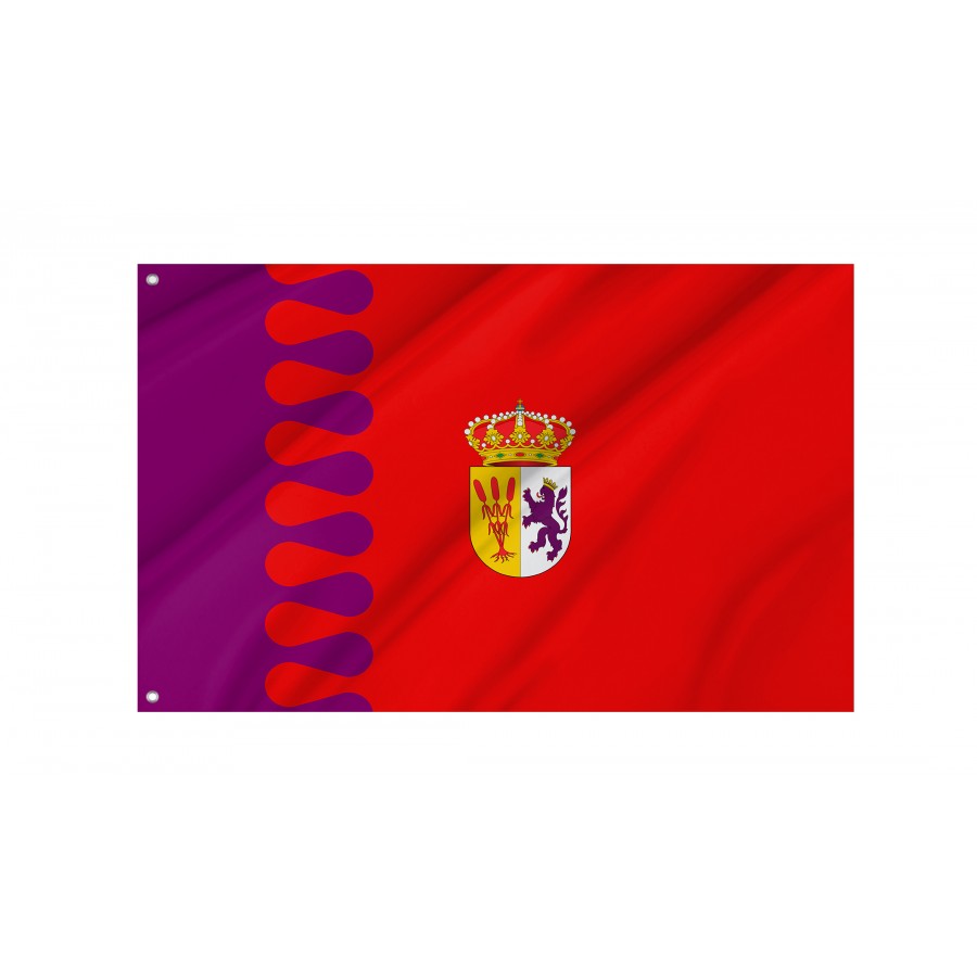 Flag Of Cañaveral De León, Patriotic Flags, Unique Design Print, Flags For Indoor & Outdoor Use - High Quality Castile and Leon for Indoor and Outdoor Use