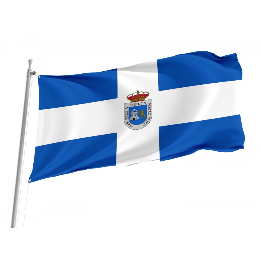 Flag Of La Pola De Gordón, León, Patriotic Flags, Unique Design Print, Flags For Indoor & Outdoor Use - High Quality Castile and Leon for Indoor and Outdoor Use