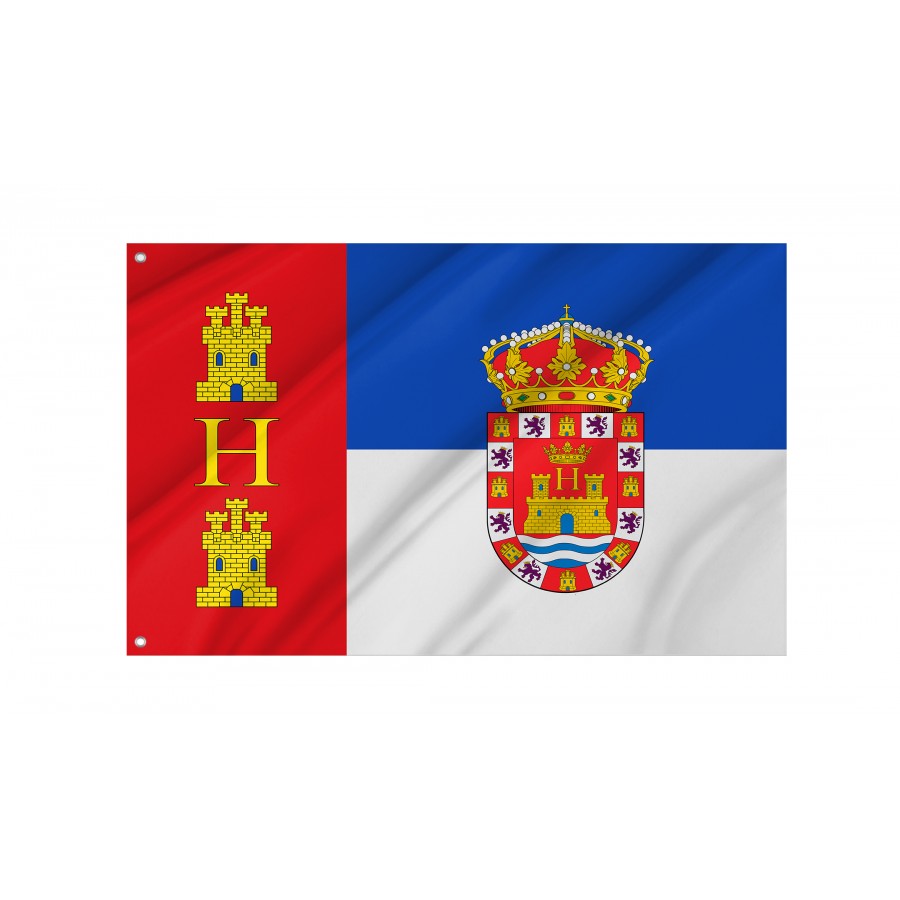 Flag Of Herrera De Valdecañas, Palencia, Patriotic Flags, Unique Design Print, Flags For Indoor & Outdoor Use - High Quality Castile and Leon for Indoor and Outdoor Use