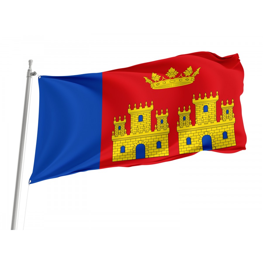 Flag Of Villasila De Valdavia, Palencia, Patriotic Flags, Unique Design Print, Flags For Indoor & Outdoor Use - High Quality Castile and Leon for Indoor and Outdoor Use