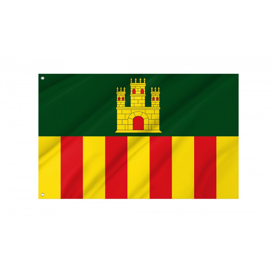 Flag Of Cubelles, Barcelona, Patriotic Flags, Unique Design Print, Flags For Indoor & Outdoor Use - High Quality Catalonia for Indoor and Outdoor Use