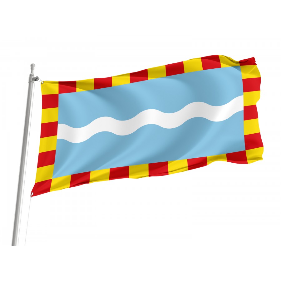 Flag Of Conunty Of Anoia, Barcelona, Spain, Patriotic Flags, Unique Design Print, Flags For Indoor & Outdoor Use - High Quality Catalonia for Indoor and Outdoor Use