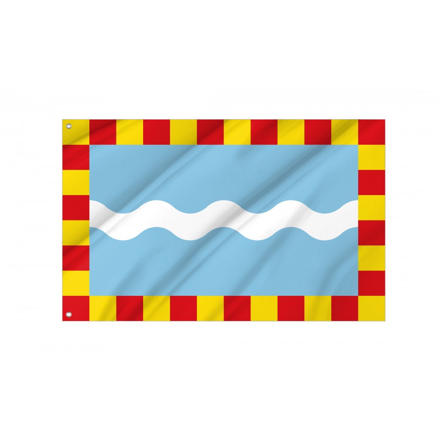 Flag Of Conunty Of Anoia, Barcelona, Spain, Patriotic Flags, Unique Design Print, Flags For Indoor & Outdoor Use - High Quality Catalonia for Indoor and Outdoor Use