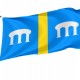 Flag of Flag of Pontons, Barcelona, Spain, Patriotic Flags, Unique Design Print, Flags for Indoor & Outdoor Use - Imagine 1