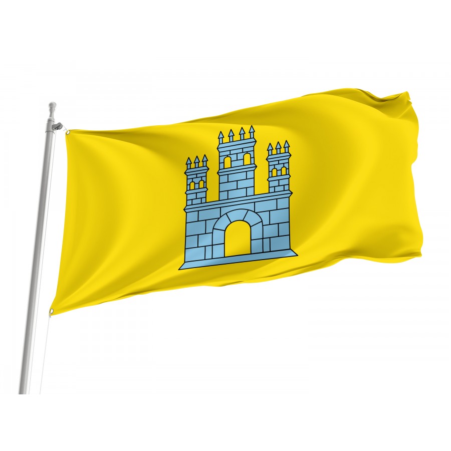 Flag Of Lluçà, Barcelona, Patriotic Flags, Unique Design Print, Flags For Indoor & Outdoor Use - High Quality Catalonia for Indoor and Outdoor Use