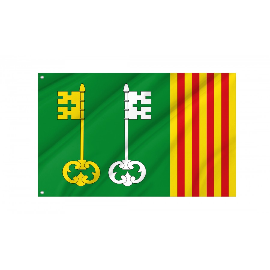 Flag Of Santpedor, Barcelona, Patriotic Flags, Unique Design Print, Flags For Indoor & Outdoor Use - High Quality Catalonia for Indoor and Outdoor Use