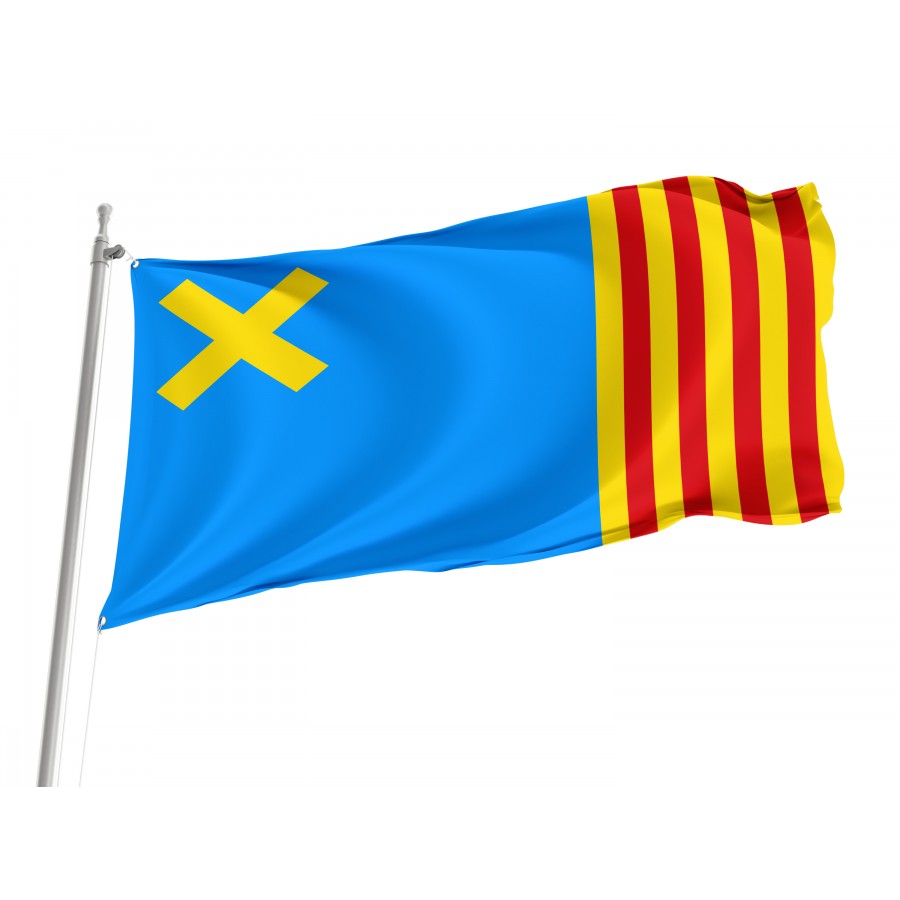 Flag Of Camós Girona, Catalonia, Spain, Patriotic Flags, Unique Design Print, Flags For Indoor & Outdoor Use - High Quality Catalonia for Indoor and Outdoor Use